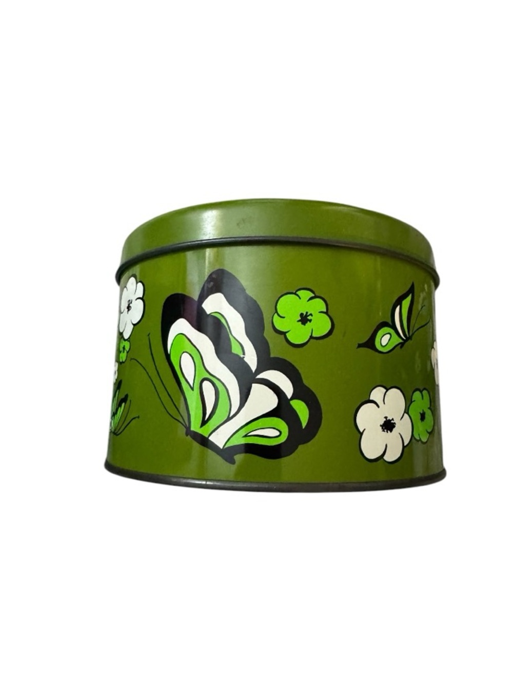 Ballonoff Green Butterfly Floral Tin Canister Set - Picture 9 of 10